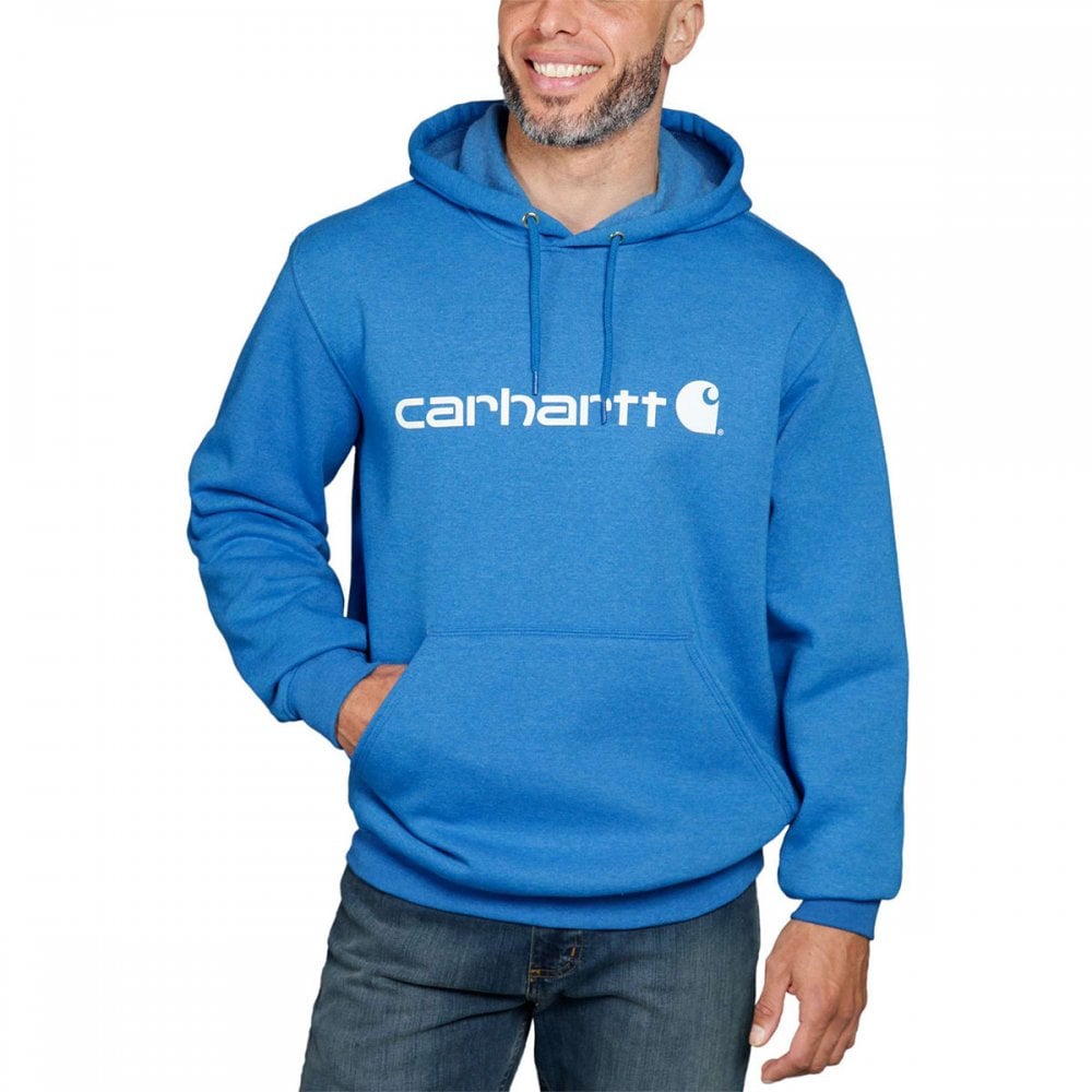 Carhartt Workwear 100074 Signature Logo Hoodie | MI Supplies