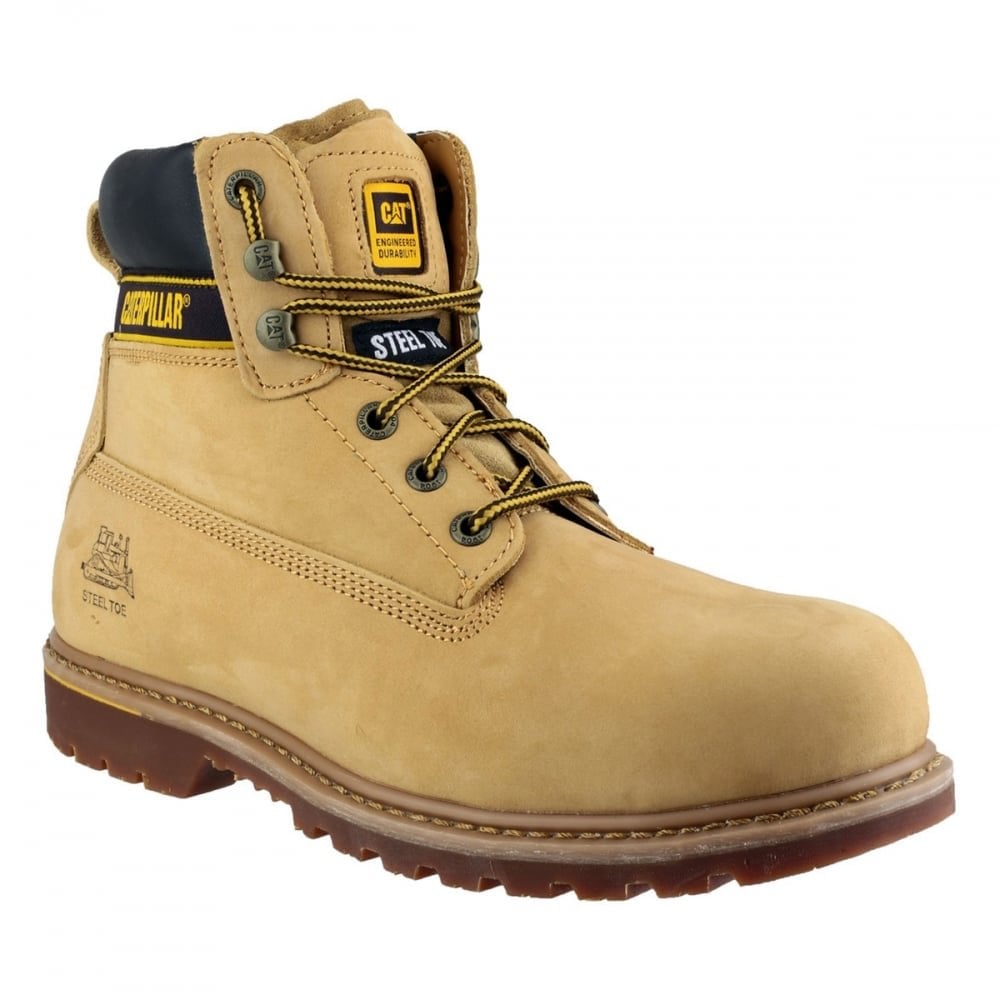 caterpillar wide fit safety boots